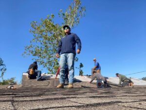 Installing Roof